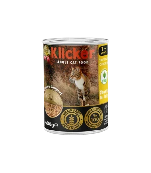 Klicker Jöleli Yetişkin Kedi Maması Tavuklu