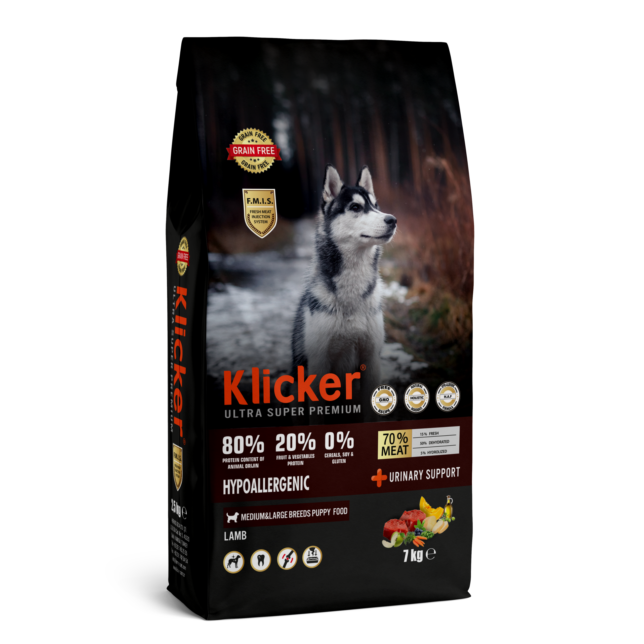 Klicker Yavru Köpek Maması Kuzulu