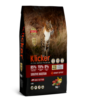 Klicker Yetişkin Kedi Maması Kuzulu Sensitive Digestion