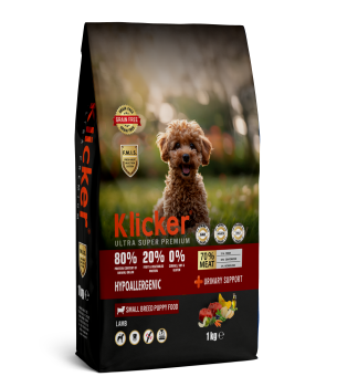 Klicker Mini Irk Yavru Köpek Maması Kuzulu