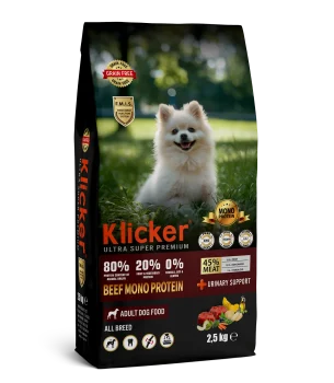 Klicker Yetişkin Köpek Maması Biftekli / Mono Protein