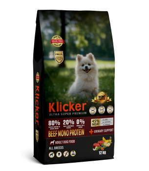 Klicker Yetişkin Köpek Maması Biftekli / Mono Protein
